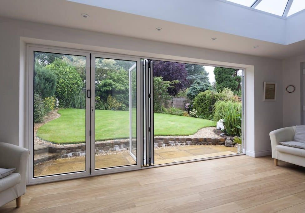 Stylish and durable Visofold bifold doors enhancing natural light and space.