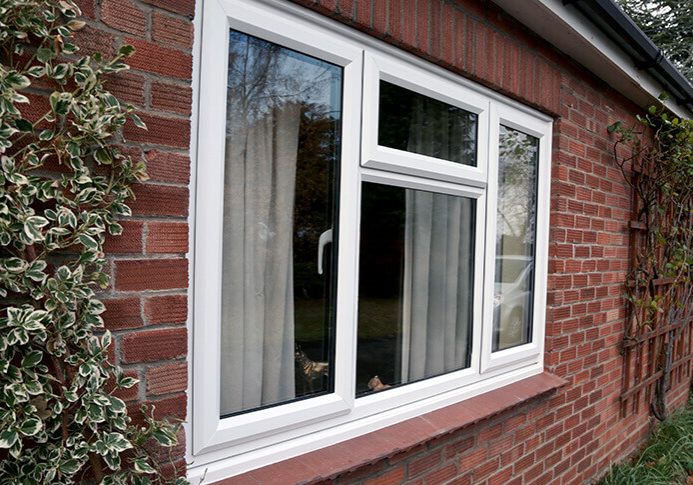 Modern uPVC casement window installed for improved energy efficiency and style.